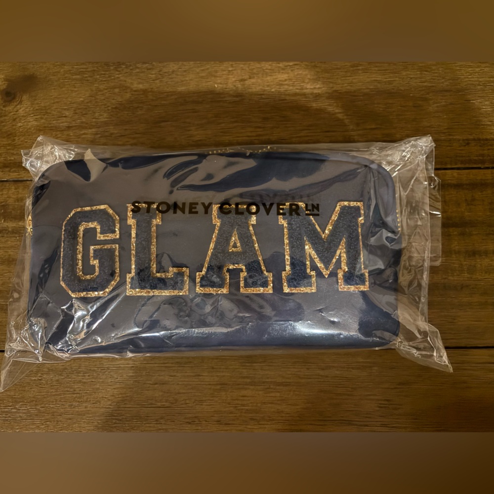 Stoney Clover Lane Sapphire “GLAM” Small Pouch - BRAND NEW - Picture 2 of 8